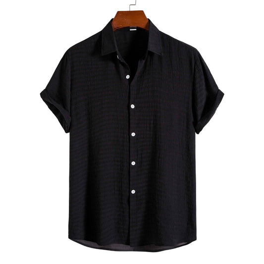 Modern basic short-sleeved shirt