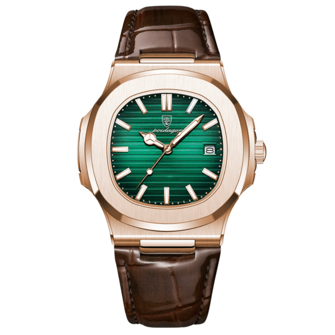 Men's Gold Black Watch