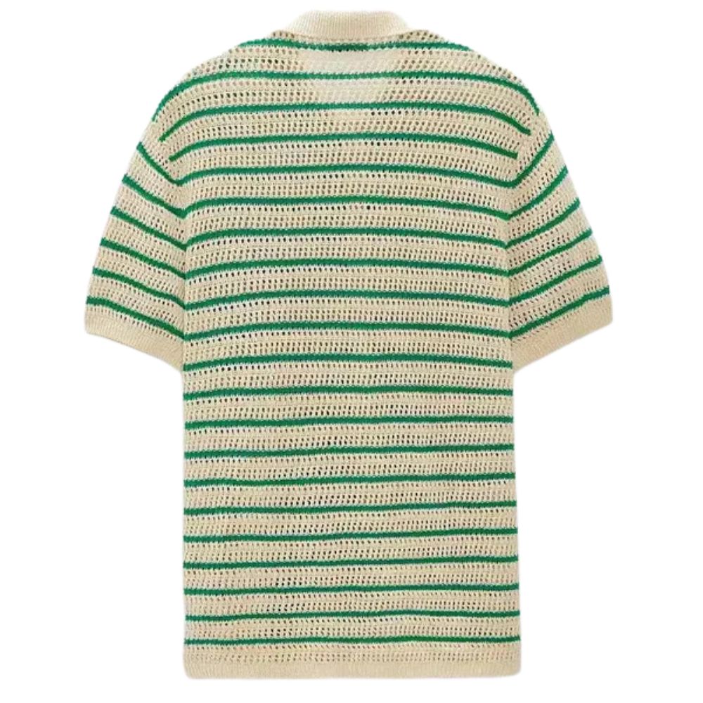 Men's knit polo shirt