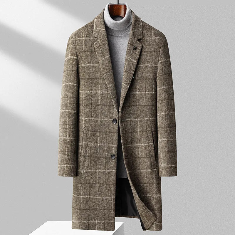 Chess Wool Coat