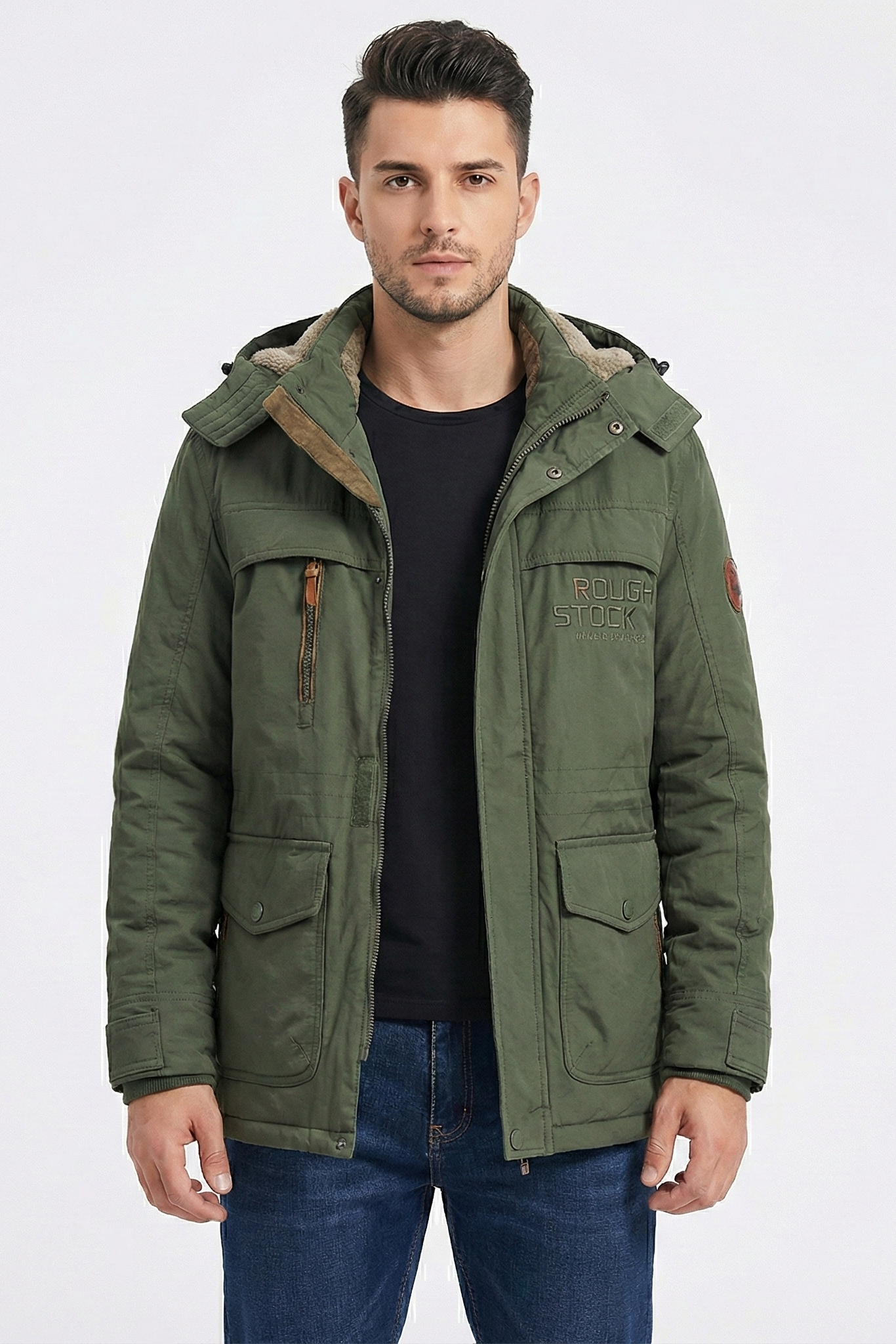 Adrian Men's Hooded Waterproof Winter Jacket | Ponty