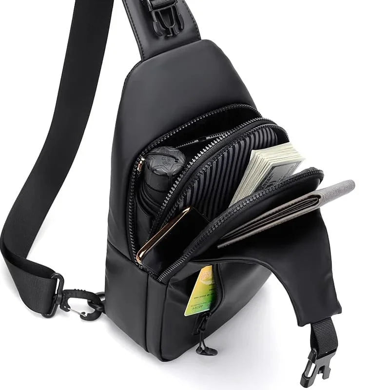 SyncPack™ – Sac bandoulière imperméable avec port USB