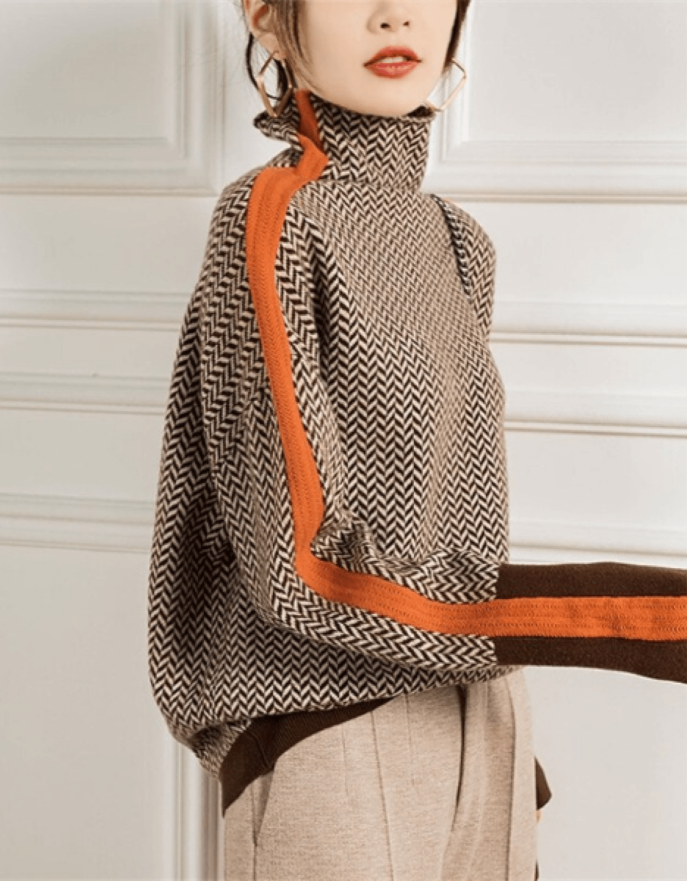 Jully striped long sweater