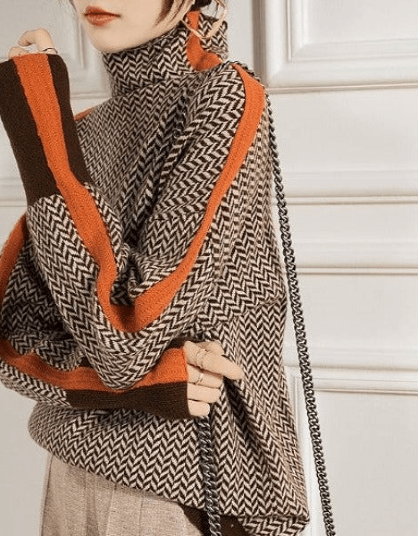 Jully striped long sweater